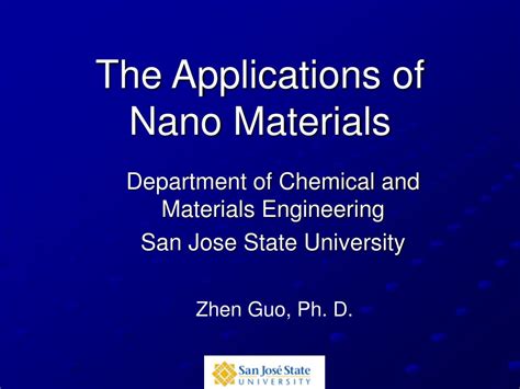 PPT - The Applications of Nano Materials PowerPoint Presentation, free download - ID:1187946