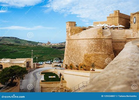 The Walls of the Gozo Citadel Stock Image - Image of ghawdex, europe: 129334807