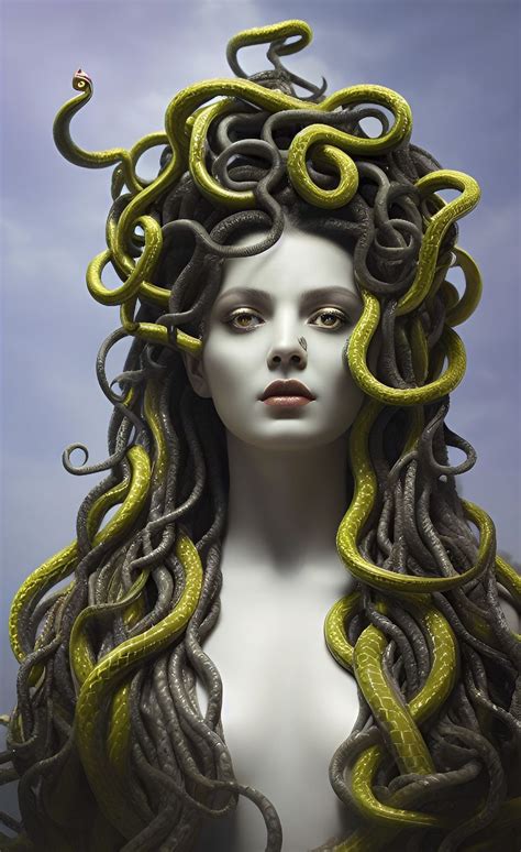 Medusa - LOVELY Gorgon in 2023 | Dark art tattoo, Black and white art ...