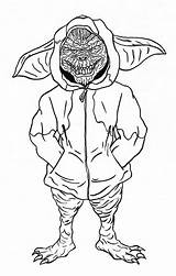 Gizmo Gremlins Coloring Pages  Для детей Дети sketch template