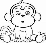 Easy And Hard Coloring Pages Of Monkeys  101 Activity sketch template