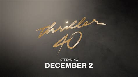 Thriller 40 - Watch Movie Trailer on Paramount Plus