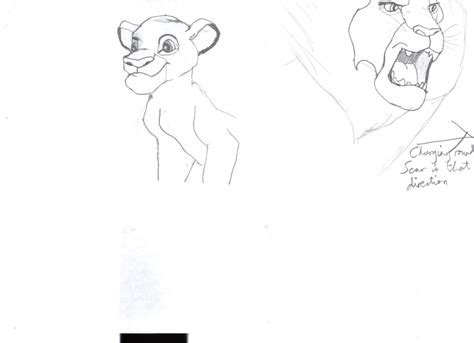 Simba and Mufasa sketches by ImmyWimmy1 on DeviantArt