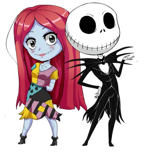 Jack and Sally commission by SweetxSnowxDream on DeviantArt