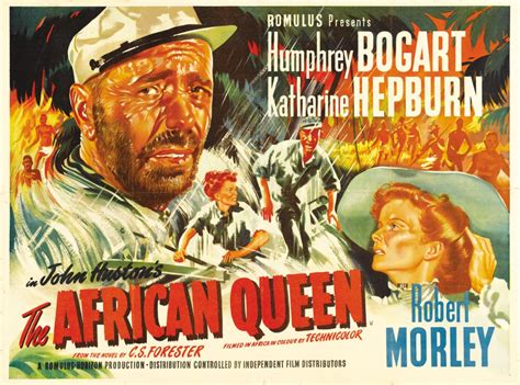 The African Queen (1951) | Amazing Movie Posters