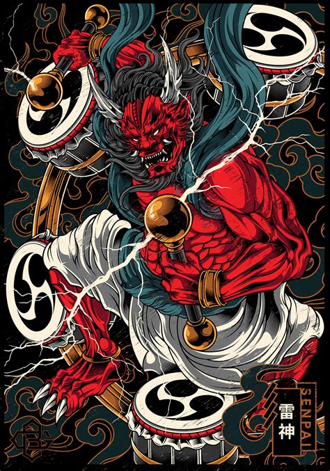 RAIJIN | God Of Thunder on Behance