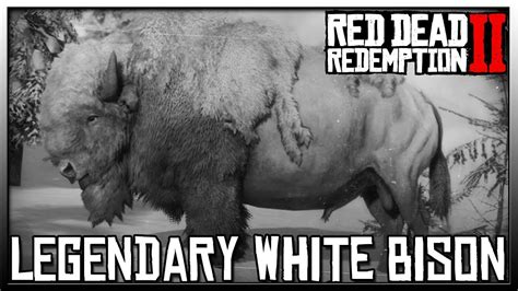 Red Dead Redemption 2 Legendary White Bison w/Location - Red Dead 2 ...