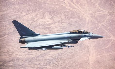 Royal Air Force Typhoon fighters strike at Daesh forces in Iraq