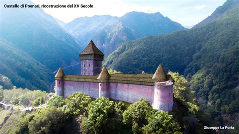 Poenari Castle reconstruction, XV Century by GLParchitecture on DeviantArt