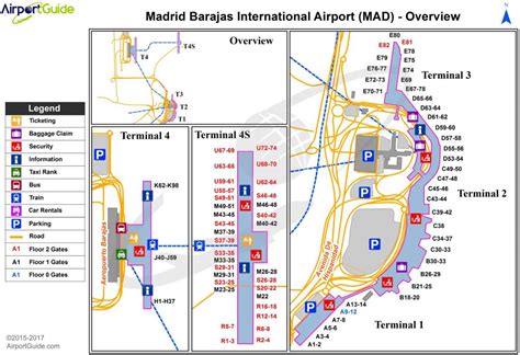 Madrid t4 map - Map of Madrid t4 (Spain)