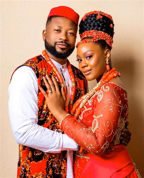 Igbo Traditional Wedding Outfits for Couple//isi Agu Outfit | Etsy