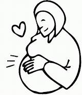 pregnant woman coloring Pages  Clip Art Library sketch template