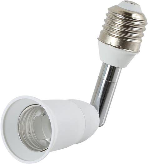 Electop Light Socket Extender 90 Degree Bending E27 to E27 Bulb Base Lamp Holder 180 Degree ...