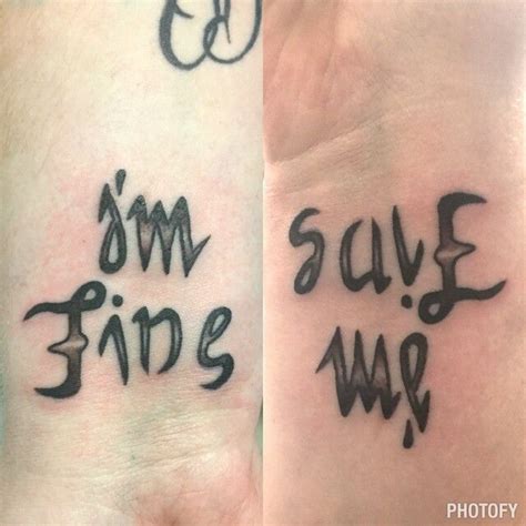 My Ambigram. Im finesave me | Save me tattoo, Ambigram tattoo, Im fine save me tattoo