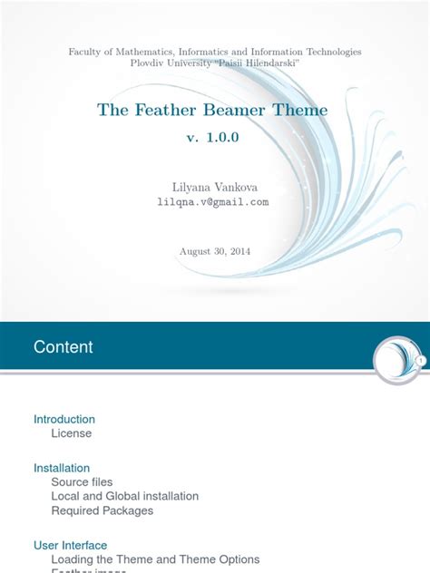 Beamer Template 2 | Computer File | Computing