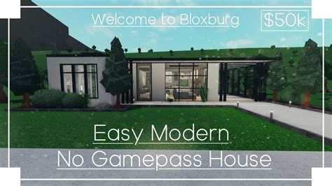 How To Build A Modern House In Bloxburg No Gamepass / Don't forget to ...