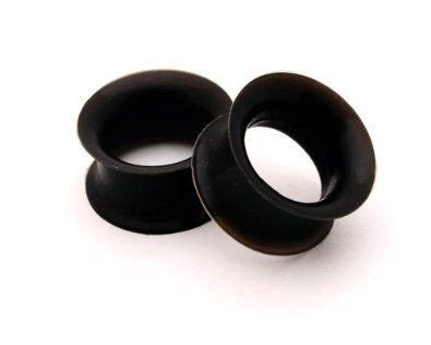 Black Silicone Plugs - 5/8 Inch - 16mm - Sold As a Pair | Jewelry, Body ...