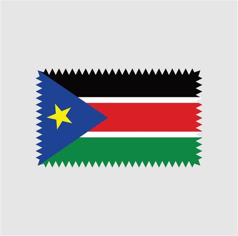 South Sudan Flag Vector Design. National Flag 6997033 Vector Art at ...