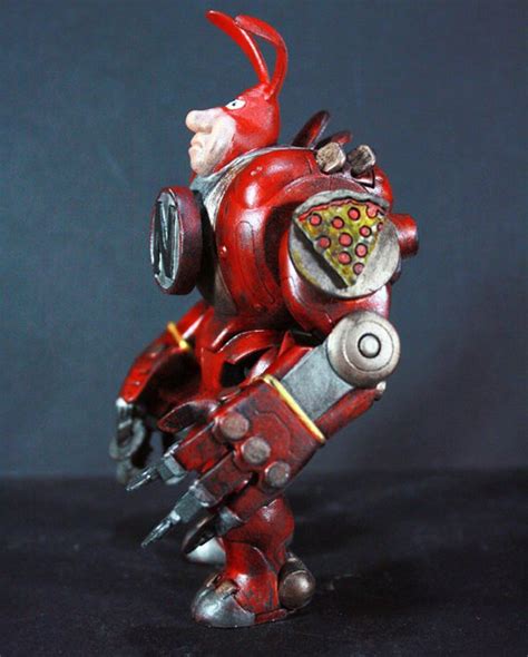 Custom Domino's Pizza Noid Mech Figure - Creepbay