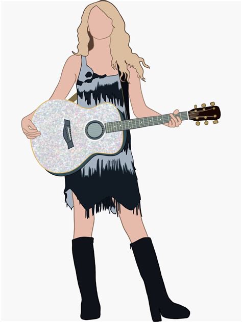 "taylor swift fearless era" Sticker for Sale by emmaginationart | Redbubble