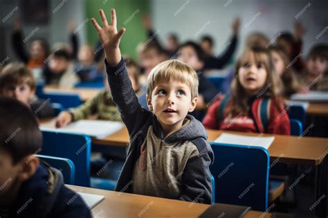 Premium Photo | School children in a classroom