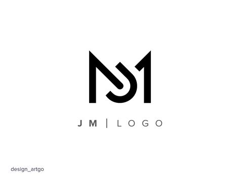 Monogram JM Logo by design_artgo on Dribbble | Logo design, ? logo, Design