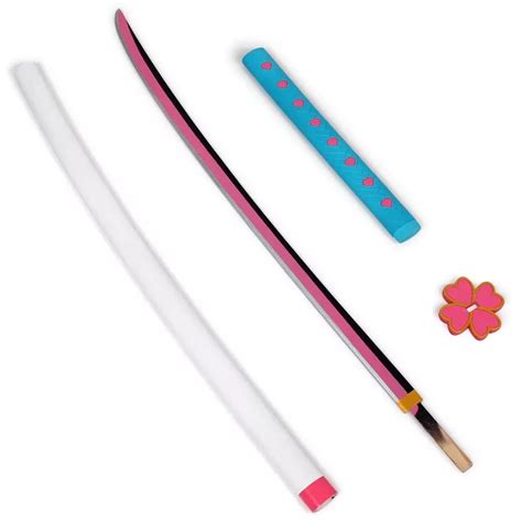 Mitsuri Kanroji Accessories Prop Weapon: Love Hashira Nichirin Swords for Men's and Women's ...