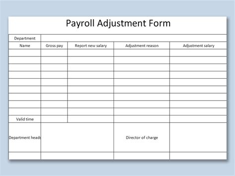 Payroll Form Printable - Printable Forms Free Online