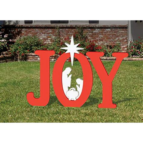 Frontyard Originals Outdoor Joy Nativity (Red) - Walmart.com - Walmart.com