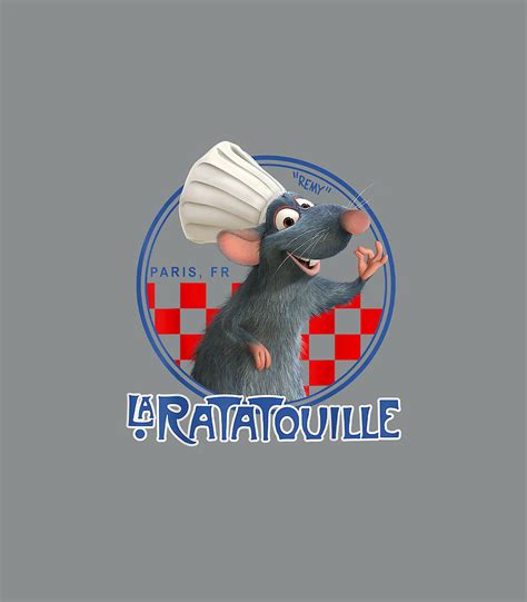 Disney Pixar Ratatouille Remy Chef Hat Portrait Graphic Digital Art by ...