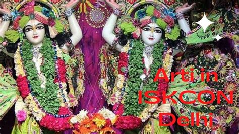 Aarti in ISKCON Temple Delhi @Glimpse of Delhi