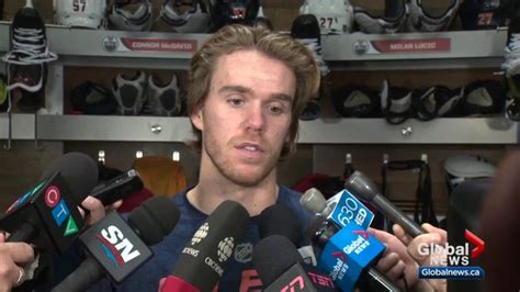 Oilers captain Connor McDavid mum on recovery from scary knee injury ...