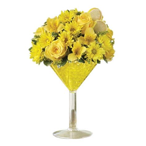 1-800-Flowers® Martini Bouquet™ Lemon Drop at Send Flowers