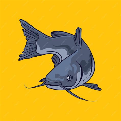 Premium Vector | Catfish vector illustration