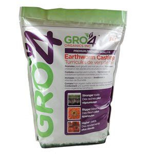 Gro4 Premium Earthworm Castings - 4 Plants Indoor Gardening Supply