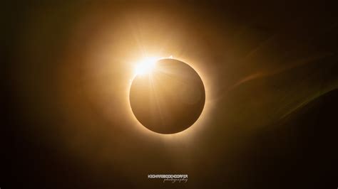 20"x16" Russellville Solar Eclipse Diamond Ring Poster