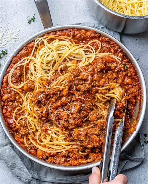 The BEST Beef Bolognese Sauce Recipe | Healthy Fitness Meals