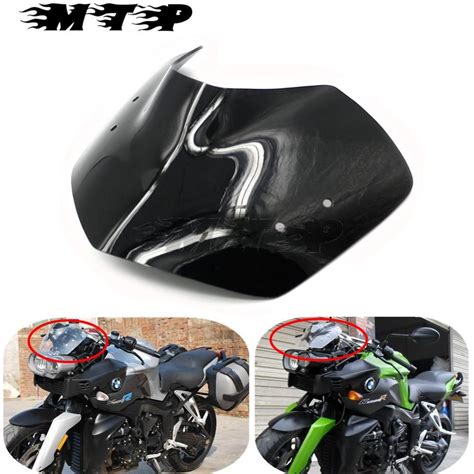 Motorcycle Windshield WindScreen Wind Protection Screen For BMW K1200R 05-08 BMW K1300R 09-15 ...