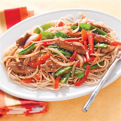 Teriyaki Pork and Vegetable Stir-fry - 5 ingredients 15 minutes