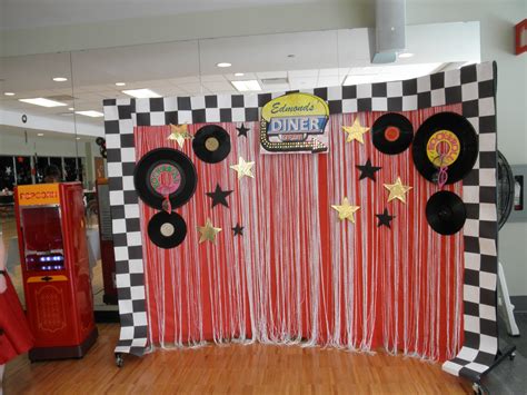 Photo booth for 50's 60's event | 50s theme parties, 50s party ...