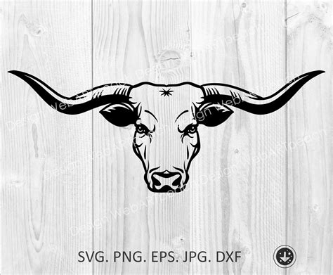 Ankole Watusi Svg Logo Texas Longhorn Svganimal Horn SVG | Etsy