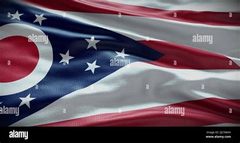 Ohio state flag background illustration, USA symbol backdrop Stock Photo - Alamy