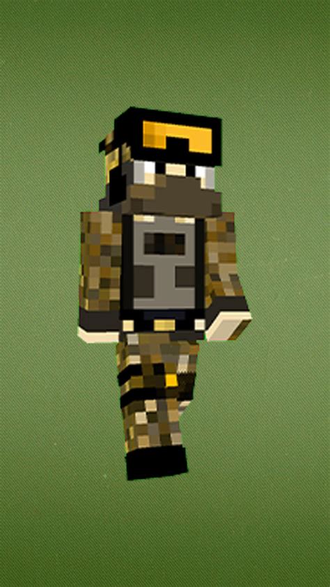 Minecraft Military Skin Template