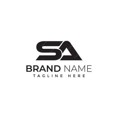 Premium Vector | Letter s logo collection and initial sa logo design template