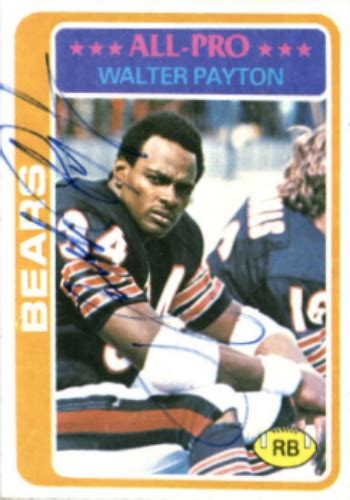 Walter Payton Autographs and Memorabilia | Sports, Football