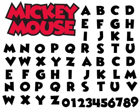 Mickeyy Font Mickeyy Font Svg Mickeyy Letters Svg Mickeyy - Etsy Sweden