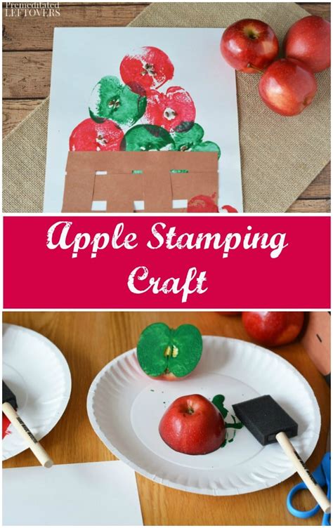 Apple Stamping Craft for Kids - A Fun Fall Activity for Kids