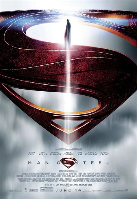 Epic New Man of Steel Movie Poster Hits