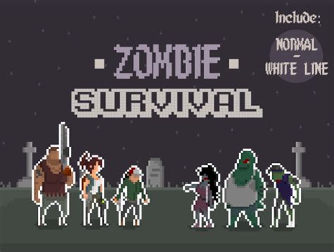 ZOMBIE SURVIVAL PIXEL ART | 2D Characters | Unity Asset Store