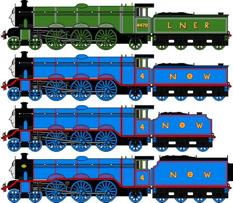 Railway Series Gordon Sprites by LGee14 on DeviantArt